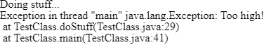 Java code snippet illustrating Exception handling and Java SE 17 certification preparation.