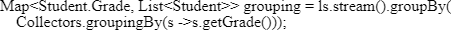 Java SE 17 certification practice test code snippet illustrating developer skill assessment.