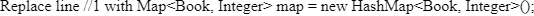 Java practice test interface with multiple-choice questions for software developers.