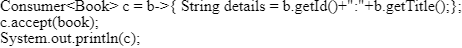 Java code snippet illustrating object-oriented programming concepts for a practice test.