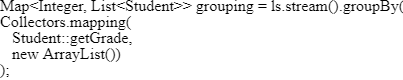 Java SE 17 code snippet illustrating Java syntax and APIs for certification assessment.