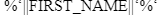 Snowflake SnowPro Core COF-C02 certification practice test interface with "FIRST_NAME" field.
