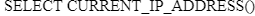 Snowflake CURRENT_ADDRESS function example for certification practice test.