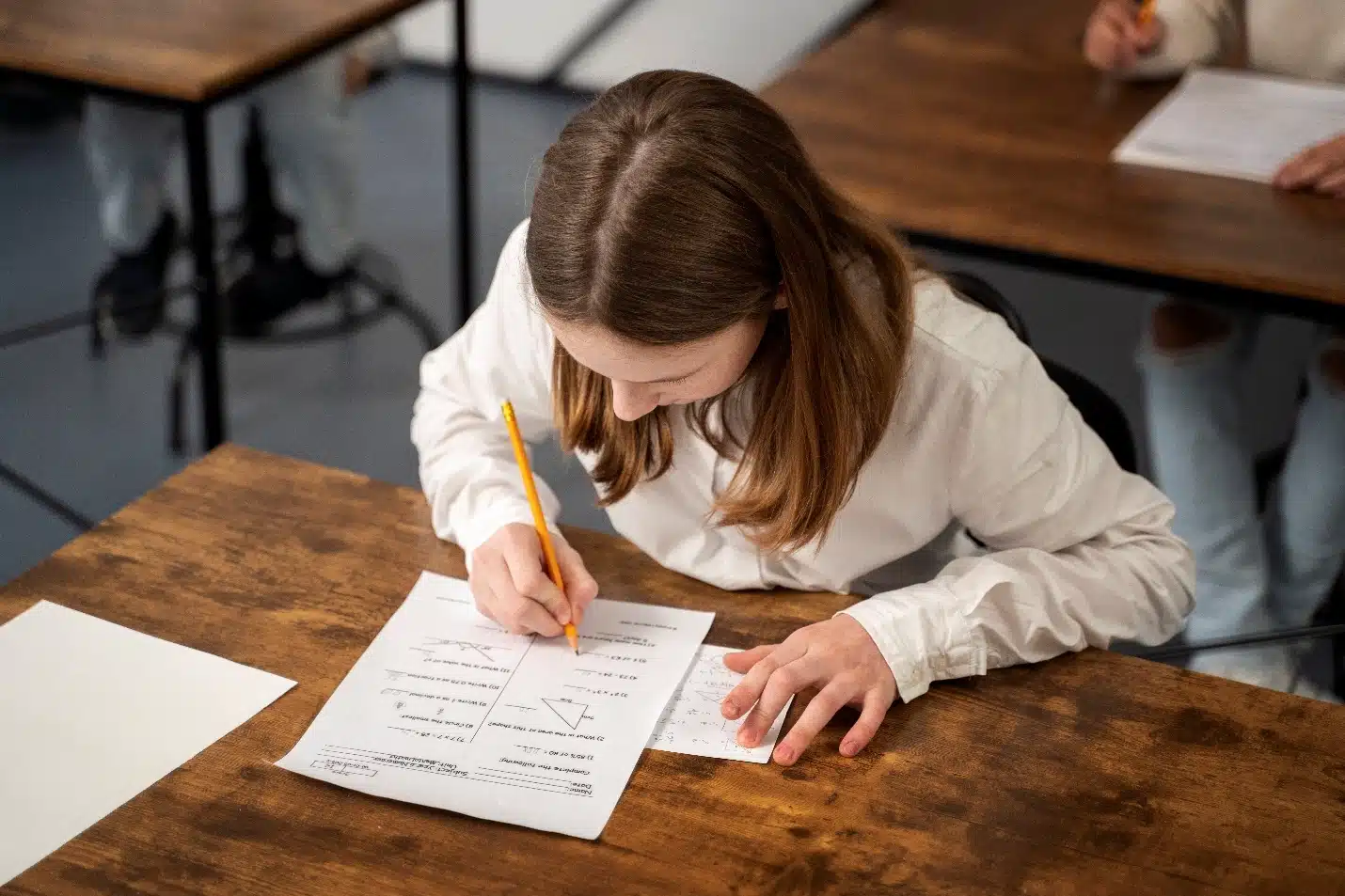 Candidate taking proctored technical assessment, preventing hiring fraud and ensuring talent verification.