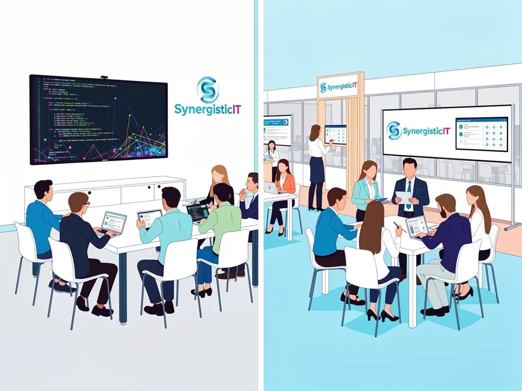 IT staffing team matching trained candidates to employer roles
