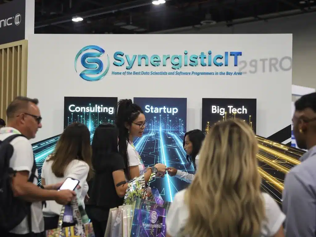 Professional standing at a crossroads sign representing career path choices