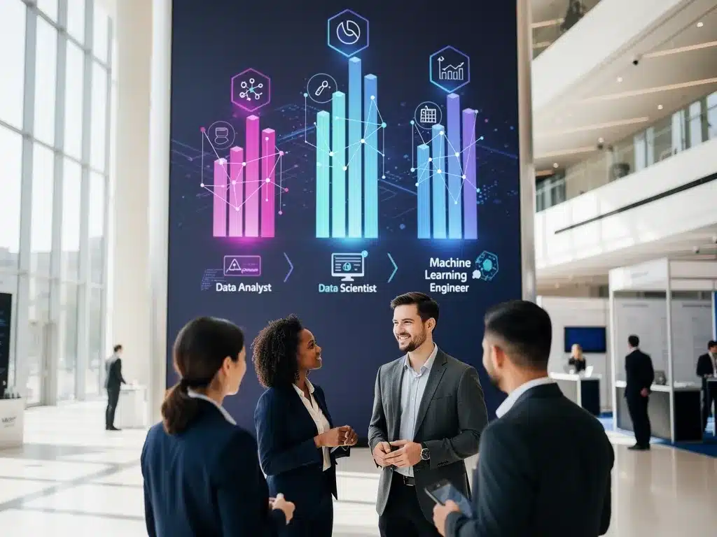 Hiring demand trends across data science, ML engineering, and data engineering roles